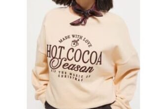 Christmas Cream Ribbed Sweatshirt