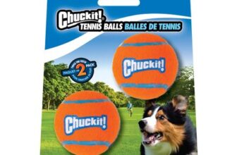 Chuckit Lightweight Tennis Balls for Dogs, Small 4.8 Cm, 2-Pack