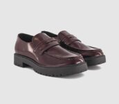 Chunky High Cut Mens Loafers – Burgundy (£21.6 with student code)