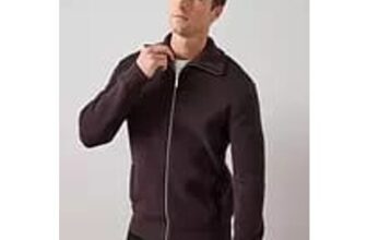 Chunky Soft Touch Zip through Funnel Jumper