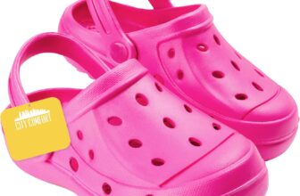 CityComfort Clogs for Girls Garden Shoes Tie Dye Summer Slip On with Strap for Beach Pool Indoor Outdoor Holiday Essentials