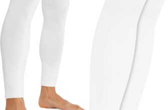 CityComfort Football Sock Sleeves for Men and Teenagers – Leg Warmers Shin Guard Sleeves – One Size for Football and Sports