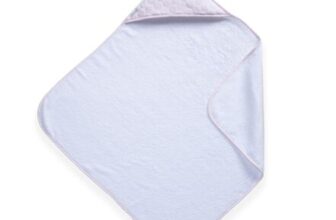 Clair De Lune Marshmallow Baby Hooded Towel Pink 70x70cm