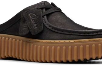 Clarks Torhill Mule Shoes – Black Nubuck – Size 3-8 – Free C&C