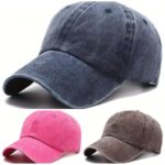 Classic Unisex Adjustable Cap in Solid Color (Various) at Amazon Haul