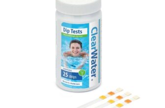 Clearwater Hot Tub, Pool and Spa Test Strips x 25- 3 in 1