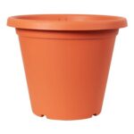 Clever Pots round Plant Pot with Reservoir Terracotta 40cm