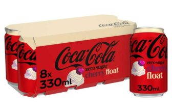 Coca-Cola 8 x 330ml Zero Sugar Cherry Float Cans – Nectar price