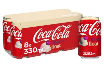 Coca-Cola Cherry Float Cans 8x330ml (£4.25 on S&S Max)