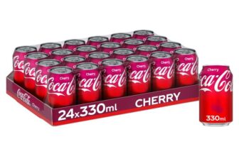 Coca Cola Classic Can Cherry 330 ml (Pack of 24) (£11.87/£10.62 S&S)