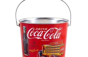 Coca-Cola Large Beverage Bucket with Coke Bottle Handle