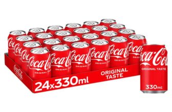 Coca-Cola Original Taste Soft Drink Cans, 24 x 330 mL £10.60 s&s