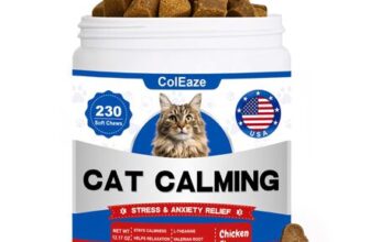 ColEaze Cat Calming Chews – Anxiety Relief with Chamomile and L-Theanine