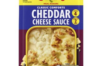 Colmans Classic Comforts Cheddar Cheese Sauce Meal Maker perfect with vegetables and pasta £0.49 s&s