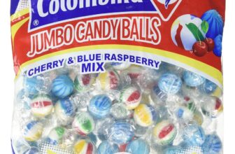 Colombina Colombina Jumbo Mint Balls Blue Raspberry & Cherry, Bag of 120(Pack of 1)