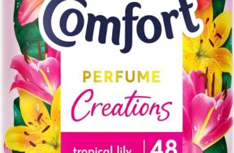 Comfort Perfume Creations Tropical Lily Fabric Conditioner Softener with Motion-Activated Fragrance Technology 100 Days of Freshness 48 washes (1.44 L)