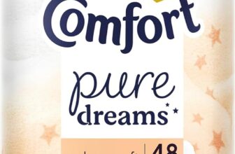 Comfort Pure Dreams Cashmere Soft Fabric Conditioner Dermatologist-Recommended Gentle Next to Sensitive Skin 48 washes (1.44 L)