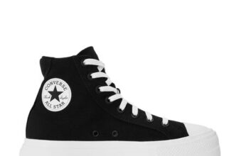 Converse Womens Day One Pit Canvas High-Top Trainers