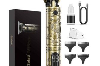 Cordless Beard Trimmer and Hair Clipper, LCD Display Gift Kit