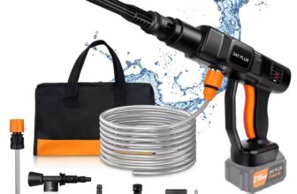 Cordless Pressure Washer, Portable Power Washer with 4.0Ah Battery with code. Sold by Zhitaozhang Tool Store