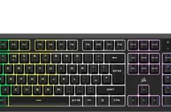 Corsair K55 CORE RGB Membrane Wired Gaming Keyboard