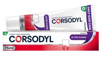 Corsodyl Toothpaste Ultra Clean, Daily Gum Care, Help Stop and Prevent Bleeding Gums, 75ml (£1.92 – £2.15 with S&S)