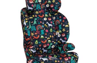Cosatto Ninja 2 i-Size Car Seat, 3 Designs (D is for Dino, Cosatta Carnival, Pretty Flamingo) Suitable for 4 to 12 Years Old (100 – 150 cm)