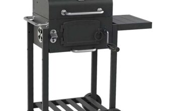 CosmoGrill Outdoor Jr. Smoker Barbecue Charcoal Portable BBQ Grill