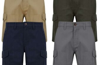 Cotton Twill Cargo Shorts with code (4 Colours available, S-XXL)