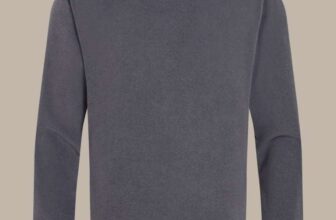 Craghoppers Mens Corey Crew Neck Jumper in Black Pepper Marl ( S – XXL ) – With DFC code free shipping with free sign up