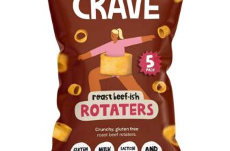 Crave Roast Beef Ish Rotaters 5 x 18g – Instore Fulham Wharf