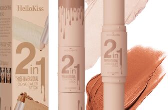 Cream Bronzer Contour Highlighter Stick – Double-End Cream Contouring Stick 2-in-1 Contour Stick with Contouring and Highlighter Long Lasting Waterproof Defined and Chiseled Look