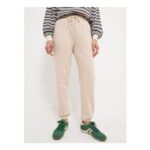 Cream Cuffed Joggers