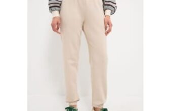 Cream Cuffed Joggers