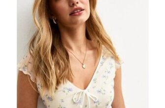 Cream Floral Print V-Neck Mesh Micro Mini Dress