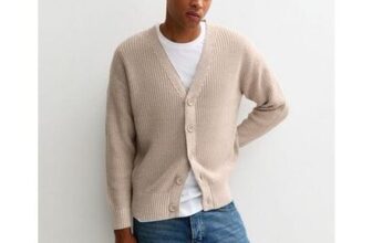 Cream Regular Fisherman Knit Long Sleeve Cardigan