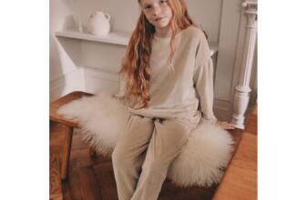 Cream Rib Cosy Fleece Pyjamas Prices from £4 to £5 – Size Dependant