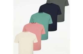 Crew Neck T-Shirts 5 Pack