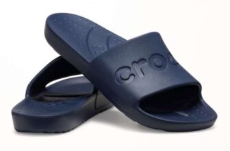 Crocs Slide Adults unisex – in Navy – Sizes 4 to10 – with code