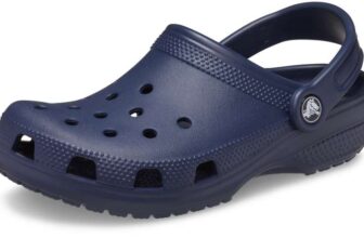 Crocs Unisex Kids Classic Clog TClog – Navy – size 6