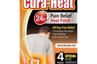 Cura-Heat Back & Shoulder Pain Heat Patch – 4 Patches (£1.44 S&S)