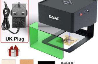 DAJA DJ6 Mini Portable Laser Engraver – DIY/ Bluetooth/ ON wood, paper, plastic, metal DAJA Official