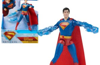 DC Comics, Superman, Green Lantern, Epic Strike Action Figure, 15-cm Tall, Authentic Movie Styling, Includes 2 Accessories