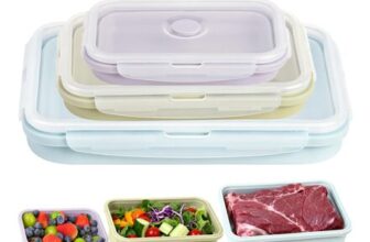 DEAL STACK – CUISITOOL Silicone Food Storage Containers Set – 3 Pack, 2000/1200/800ml