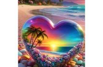 DIY Crystal Love Heart Stone Diamond Painting