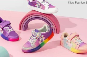 DREAM PAIRS Girls Fashion Slip-On Trainers ( 5 Colours to choose from )