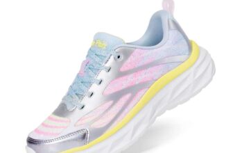 DREAM PAIRS Girls Kids Lightweight Fashion Sneakers ( 2 Colours )