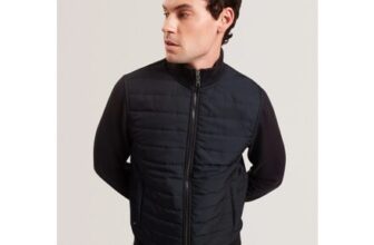 DURANO Quilted Front Zip-through Knit Jacket