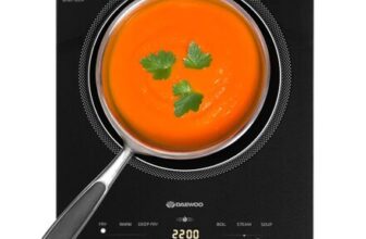 Daewoo 2200W Portable Single Induction Hob