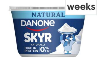Danone Skyr High Protein 0% Fat Natural Yoghurt 480g (Clubcard Coupon)